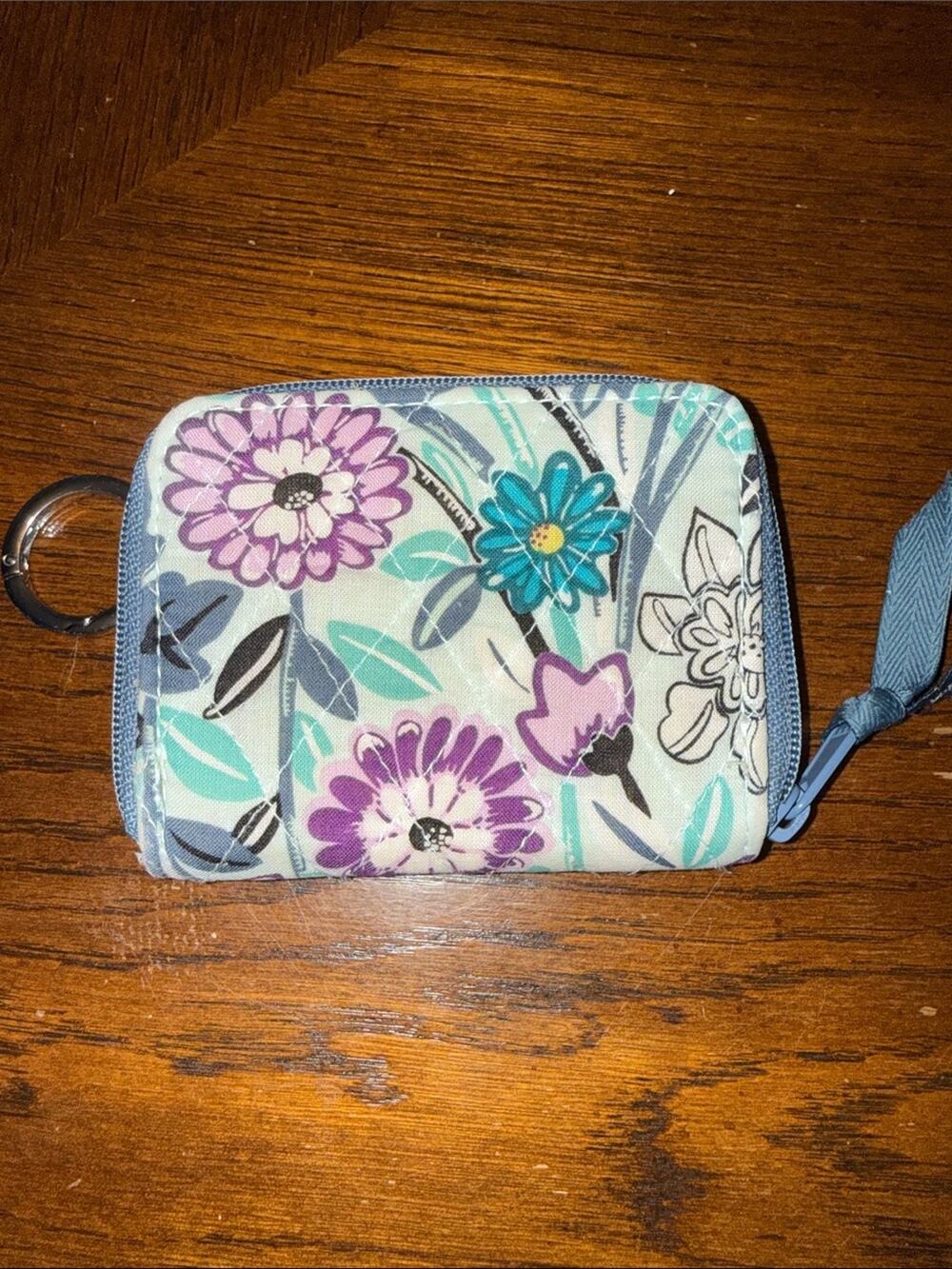 Vera Bradley Small Wallet Purple Blue